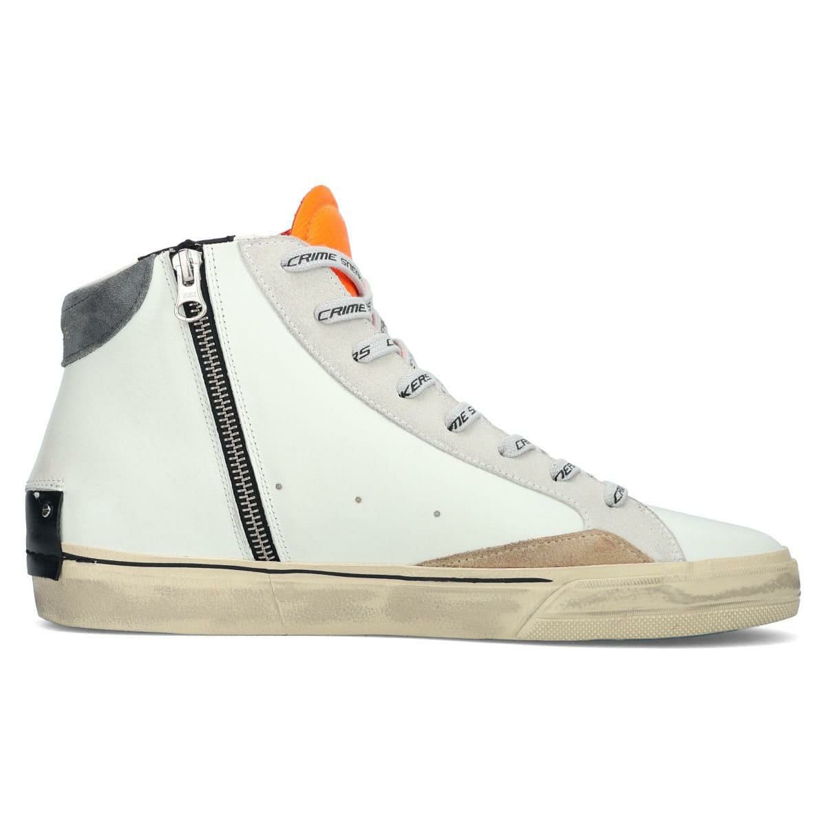 クライムロンドン メンズ スニーカー ディストレスト 2.0 ハイ イタリア製 CRIME LONDON 11051aa8-10