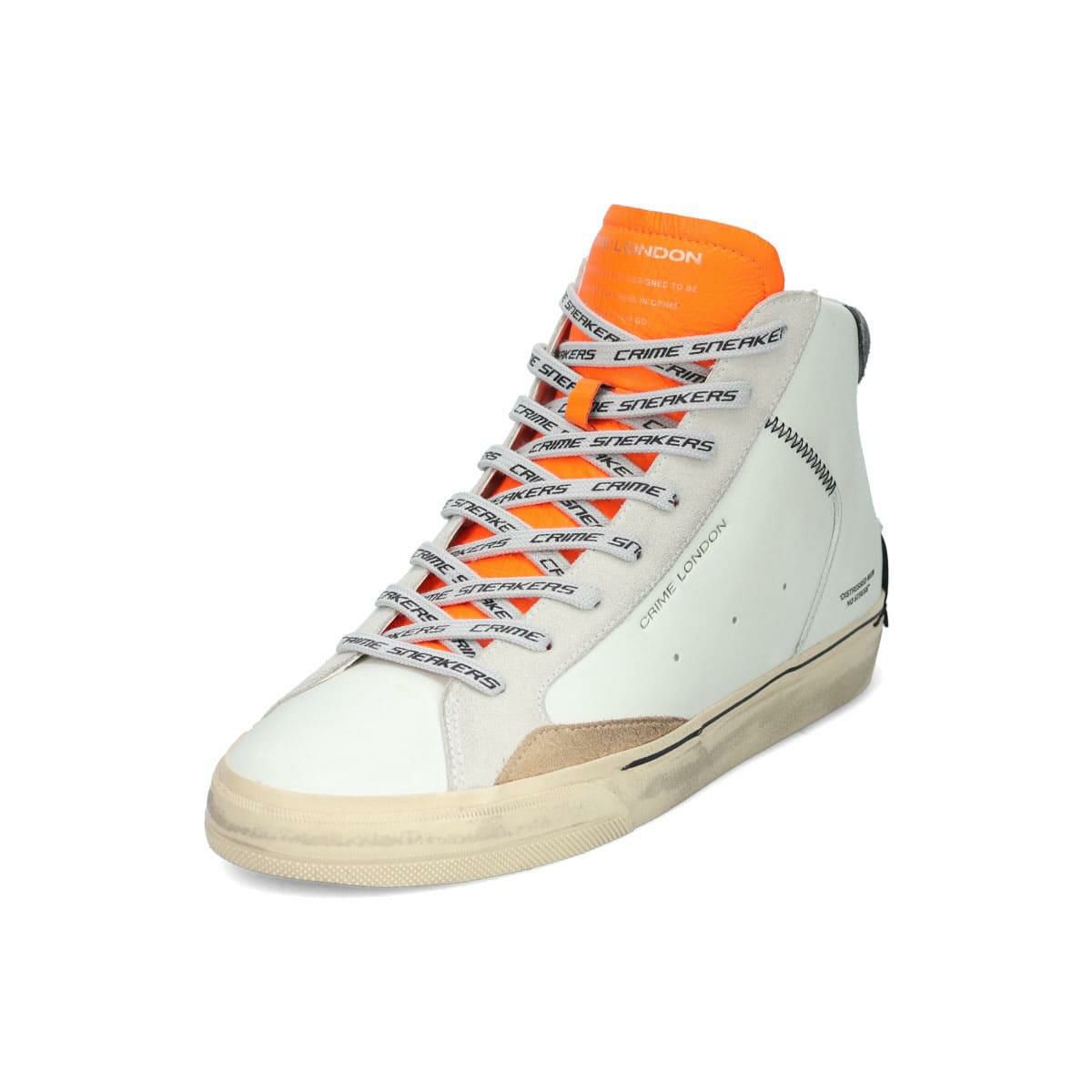 クライムロンドン メンズ スニーカー ディストレスト 2.0 ハイ イタリア製 CRIME LONDON 11051aa8-10