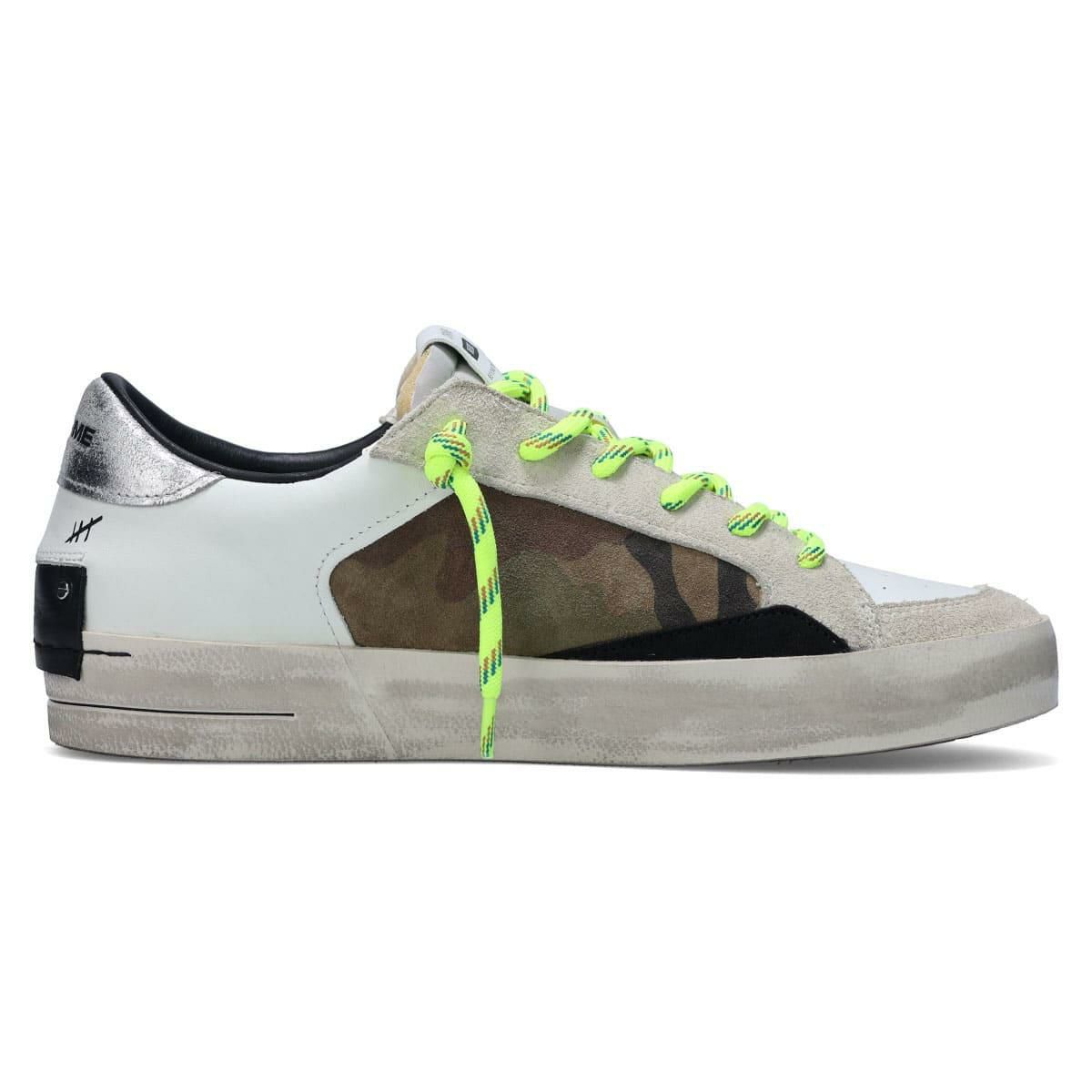 クライムロンドン メンズ スニーカー スケートデラックス イタリア製 CRIME LONDON 11100aa8-68