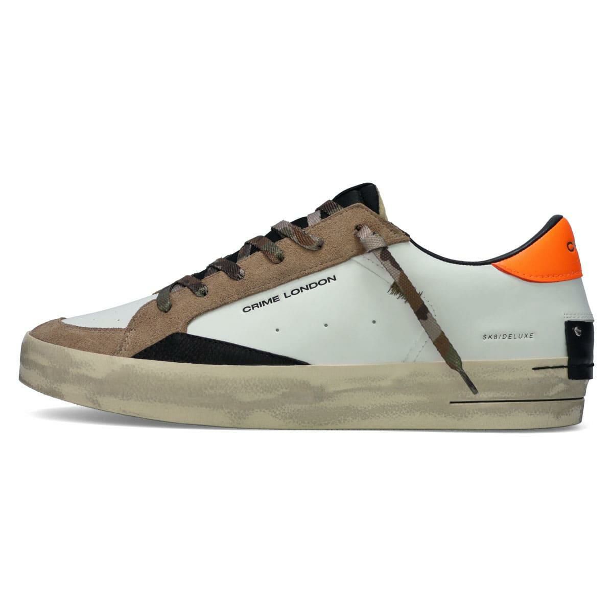 クライムロンドン メンズ スニーカー スケートデラックス イタリア製 CRIME LONDON 11106aa8-10
