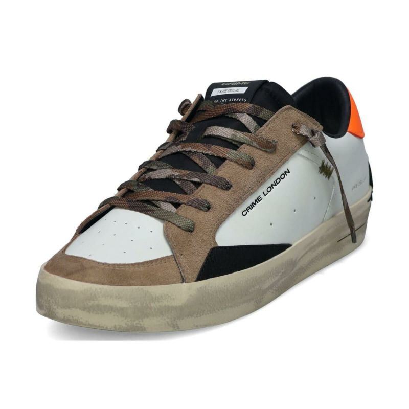 クライムロンドン メンズ スニーカー スケートデラックス イタリア製 CRIME LONDON 11106aa8-10