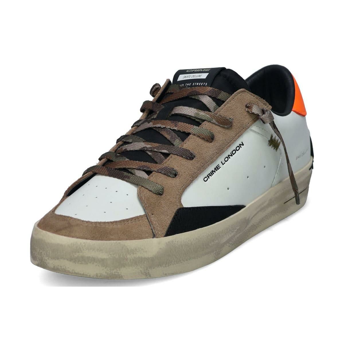 クライムロンドン メンズ スニーカー スケートデラックス イタリア製 CRIME LONDON 11106aa8-10