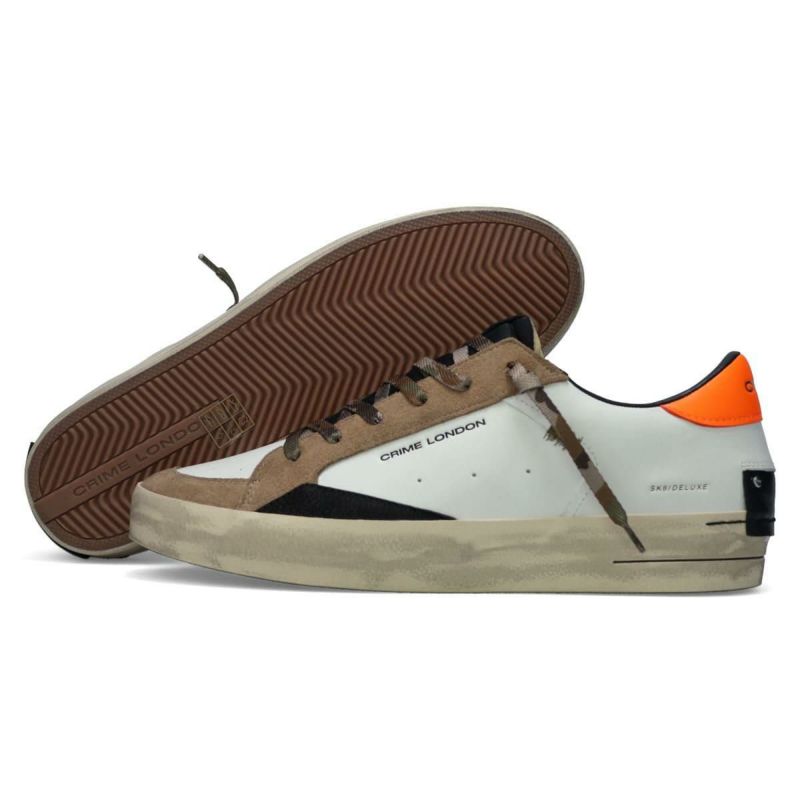 クライムロンドン メンズ スニーカー スケートデラックス イタリア製 CRIME LONDON 11106aa8-10