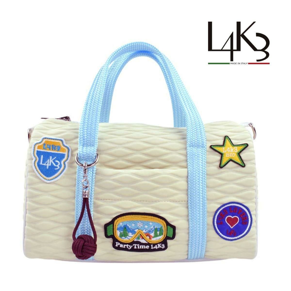  [レーク L4K3] バッグ ボストンミクロ ブロンド イタリア製 boc-1181pa