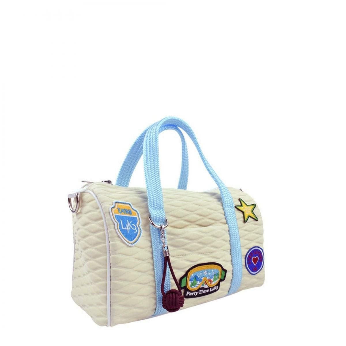  [レーク L4K3] バッグ ボストンミクロ ブロンド イタリア製 boc-1181pa