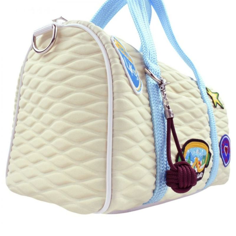  [レーク L4K3] バッグ ボストンミクロ ブロンド イタリア製 boc-1181pa