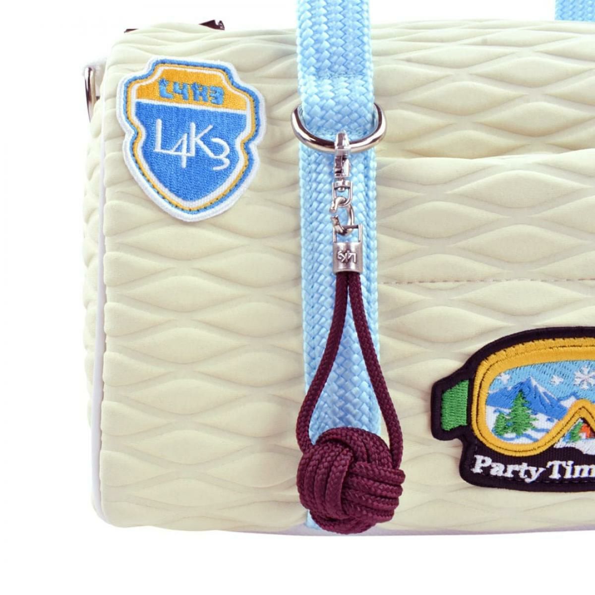  [レーク L4K3] バッグ ボストンミクロ ブロンド イタリア製 boc-1181pa