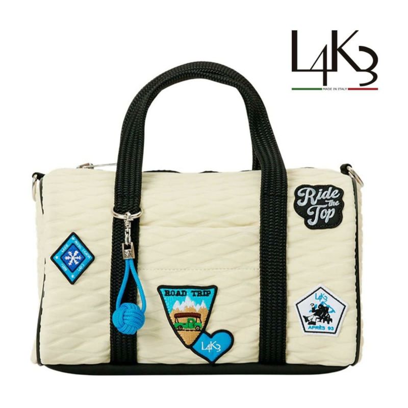  [レーク L4K3] バッグ ボストンミクロ ブロンド イタリア製 boc-1182pa