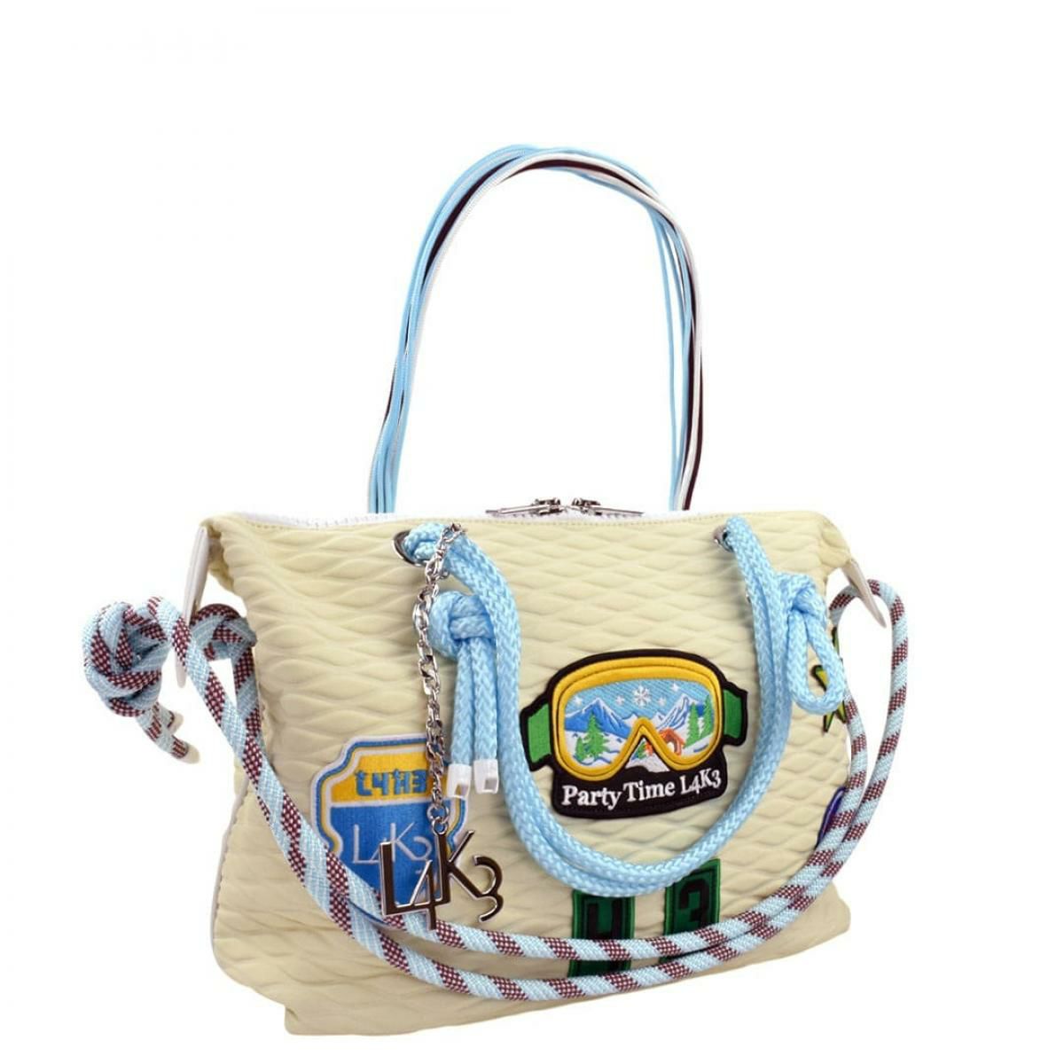  [レーク L4K3] バッグ クイーンレークミディアム ブロンド イタリア製 qld-1181pa