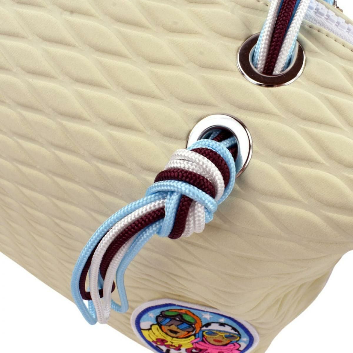  [レーク L4K3] バッグ クイーンレークミディアム ブロンド イタリア製 qld-1181pa