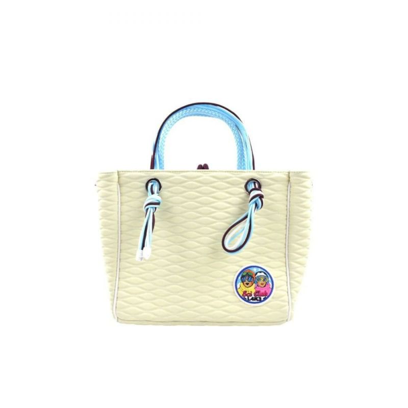  [レーク L4K3] バッグ クリートトートミニ ブロンド イタリア製 tom-1181pa