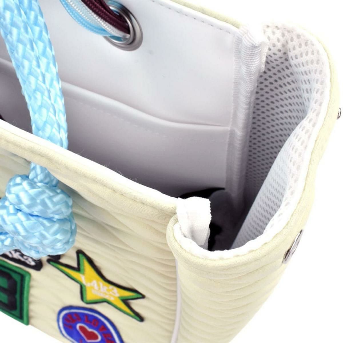  [レーク L4K3] バッグ クリートトートミニ ブロンド イタリア製 tom-1181pa