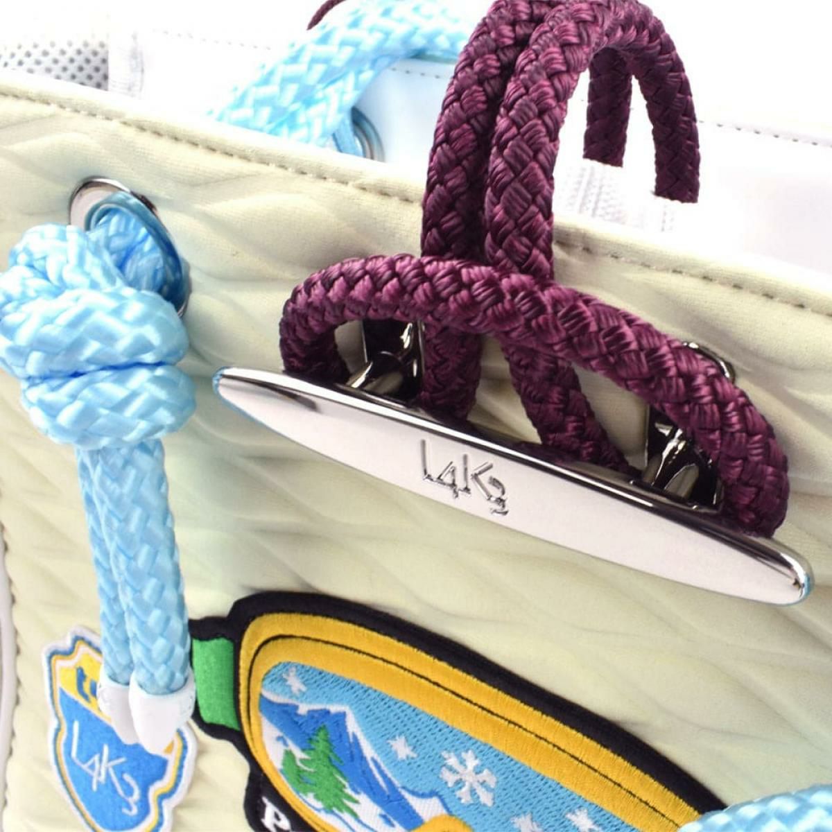  [レーク L4K3] バッグ クリートトートミニ ブロンド イタリア製 tom-1181pa