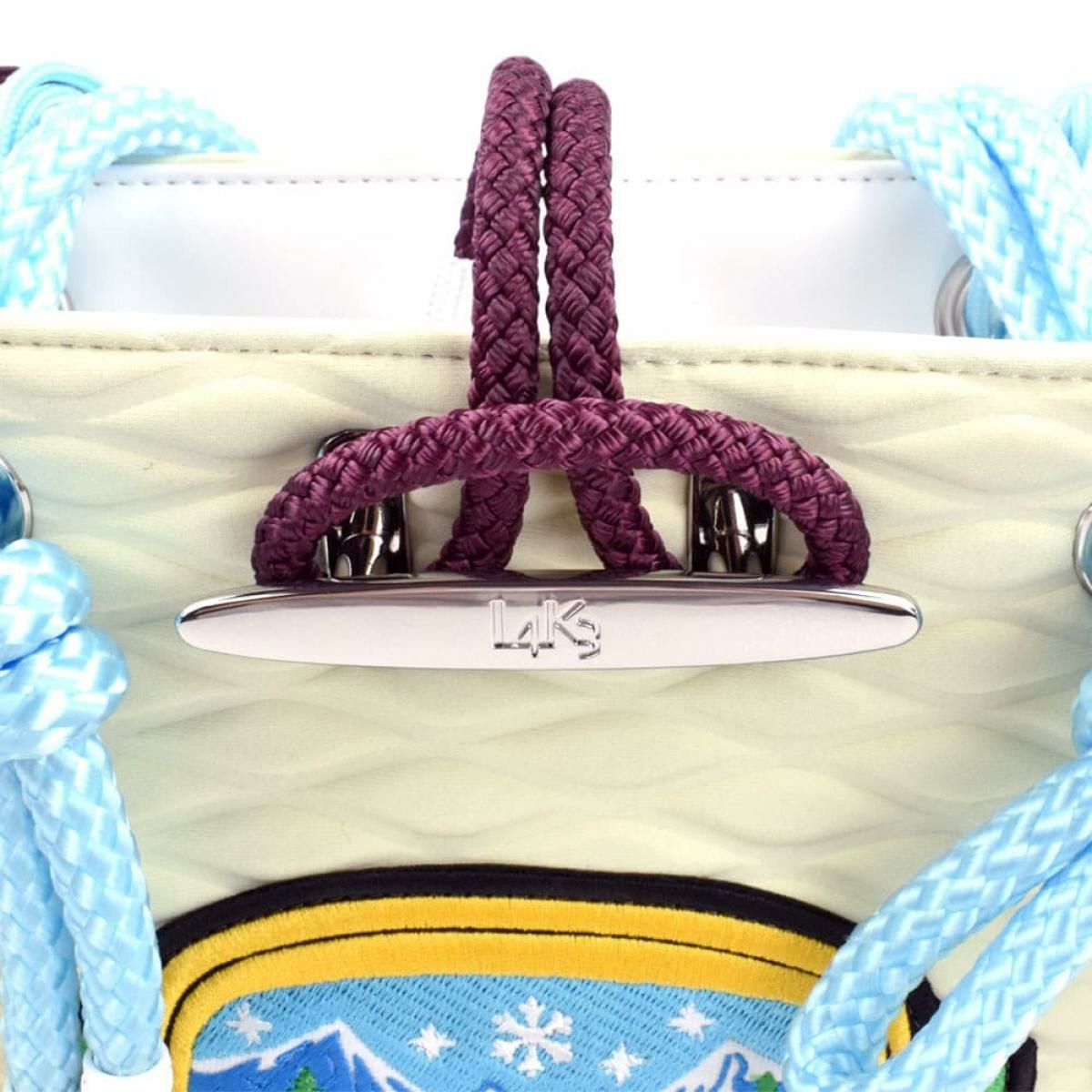  [レーク L4K3] バッグ クリートトートミニ ブロンド イタリア製 tom-1181pa