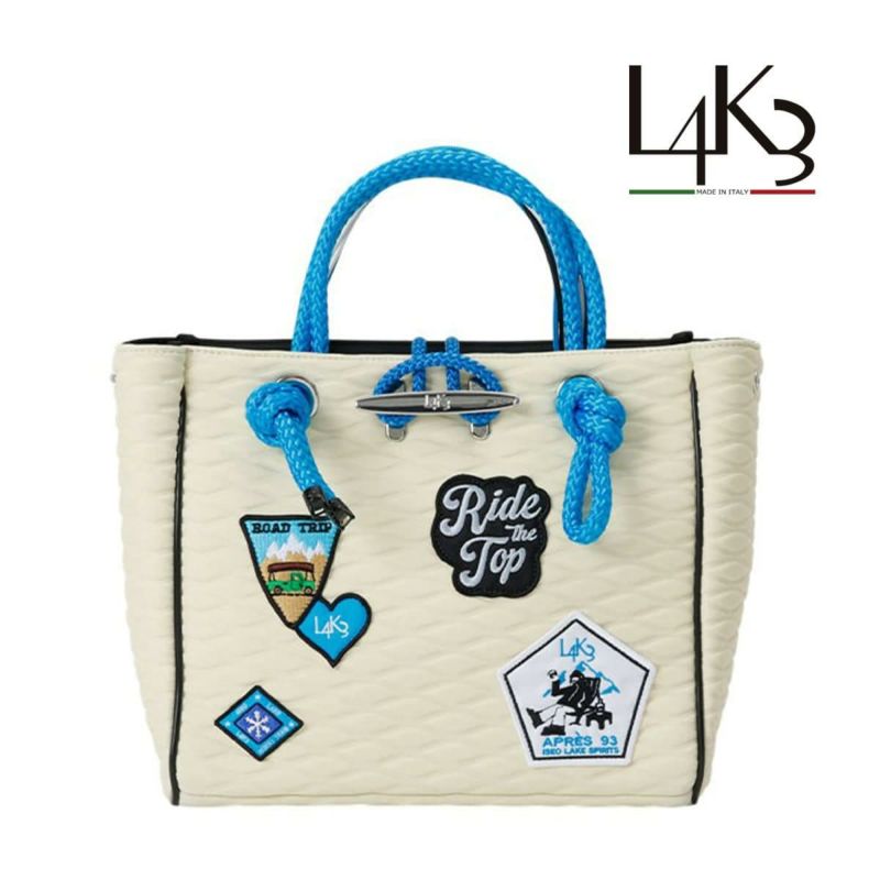  [レーク L4K3] バッグ クリートトートミニ ブロンド イタリア製 tom-1182pa