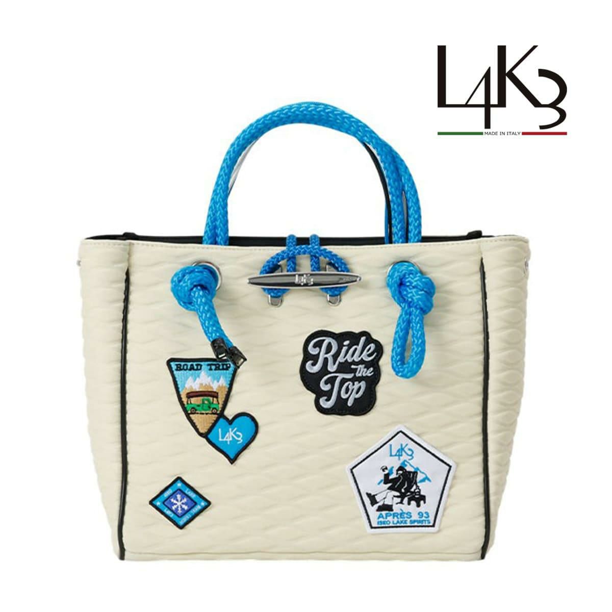  [レーク L4K3] バッグ クリートトートミニ ブロンド イタリア製 tom-1182pa