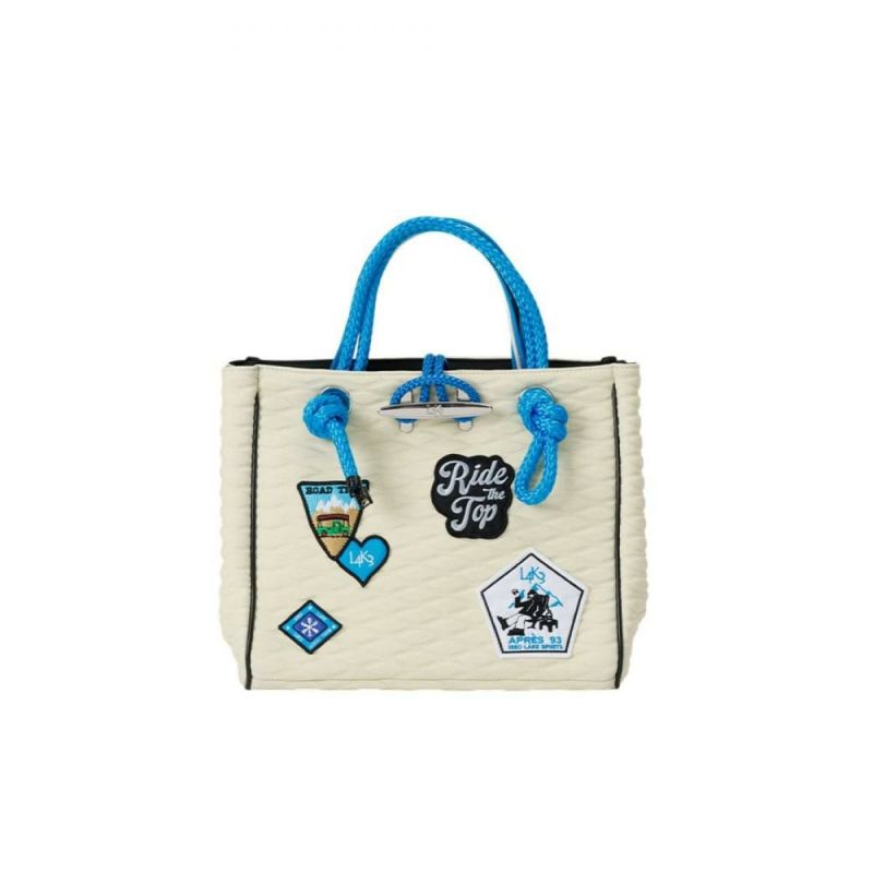  [レーク L4K3] バッグ クリートトートミニ ブロンド イタリア製 tom-1182pa