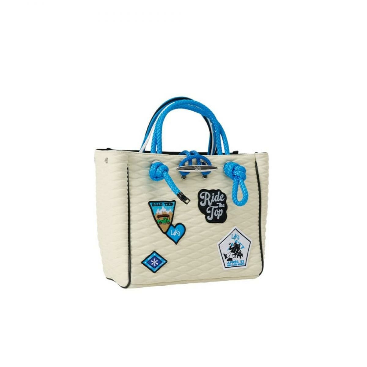  [レーク L4K3] バッグ クリートトートミニ ブロンド イタリア製 tom-1182pa