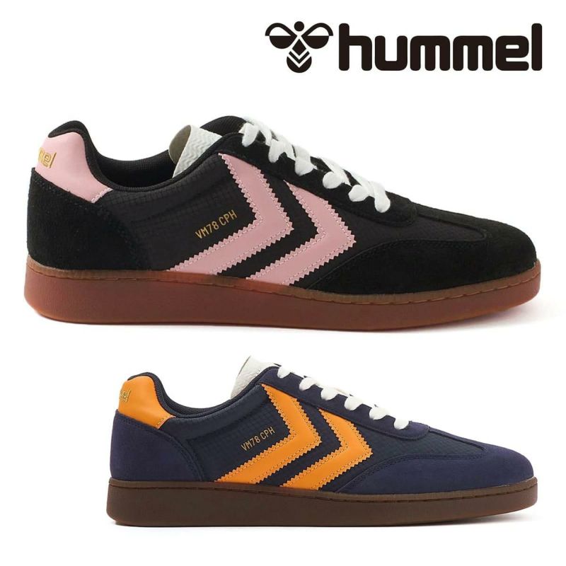 ヒュンメル メンズ スニーカー VM78 CPH RS ブラック/ピンク BKアイリス/トパーズ hummel hm227912 
