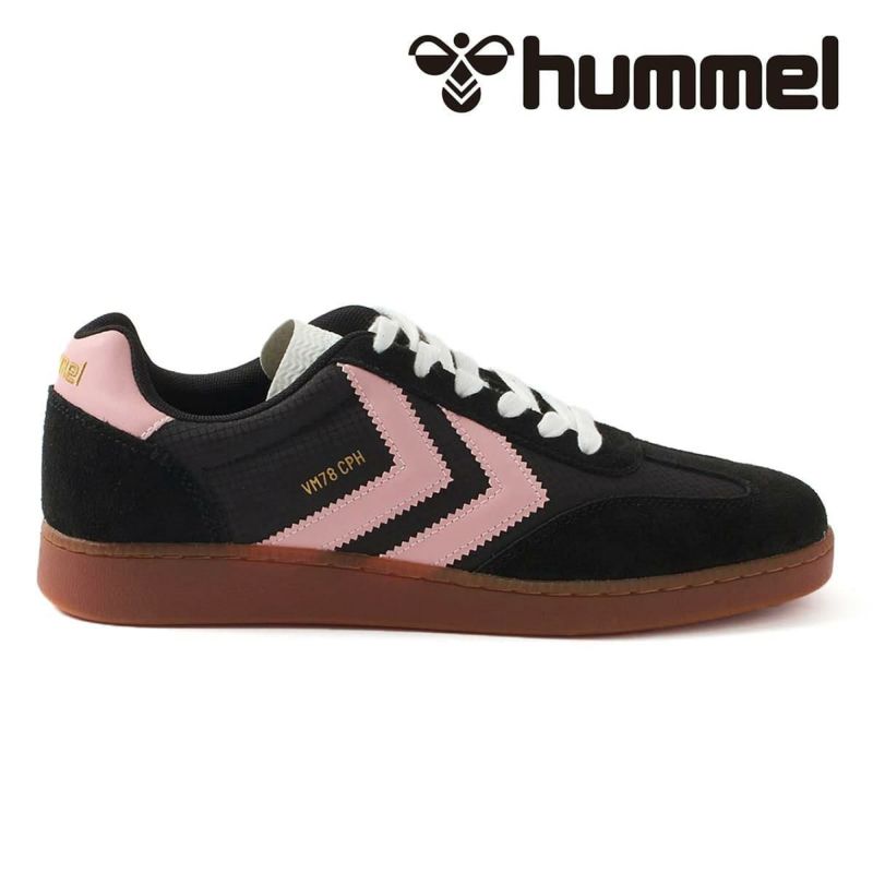 ヒュンメル メンズ スニーカー VM78 CPH RS ブラック/ピンク BKアイリス/トパーズ hummel hm227912 2