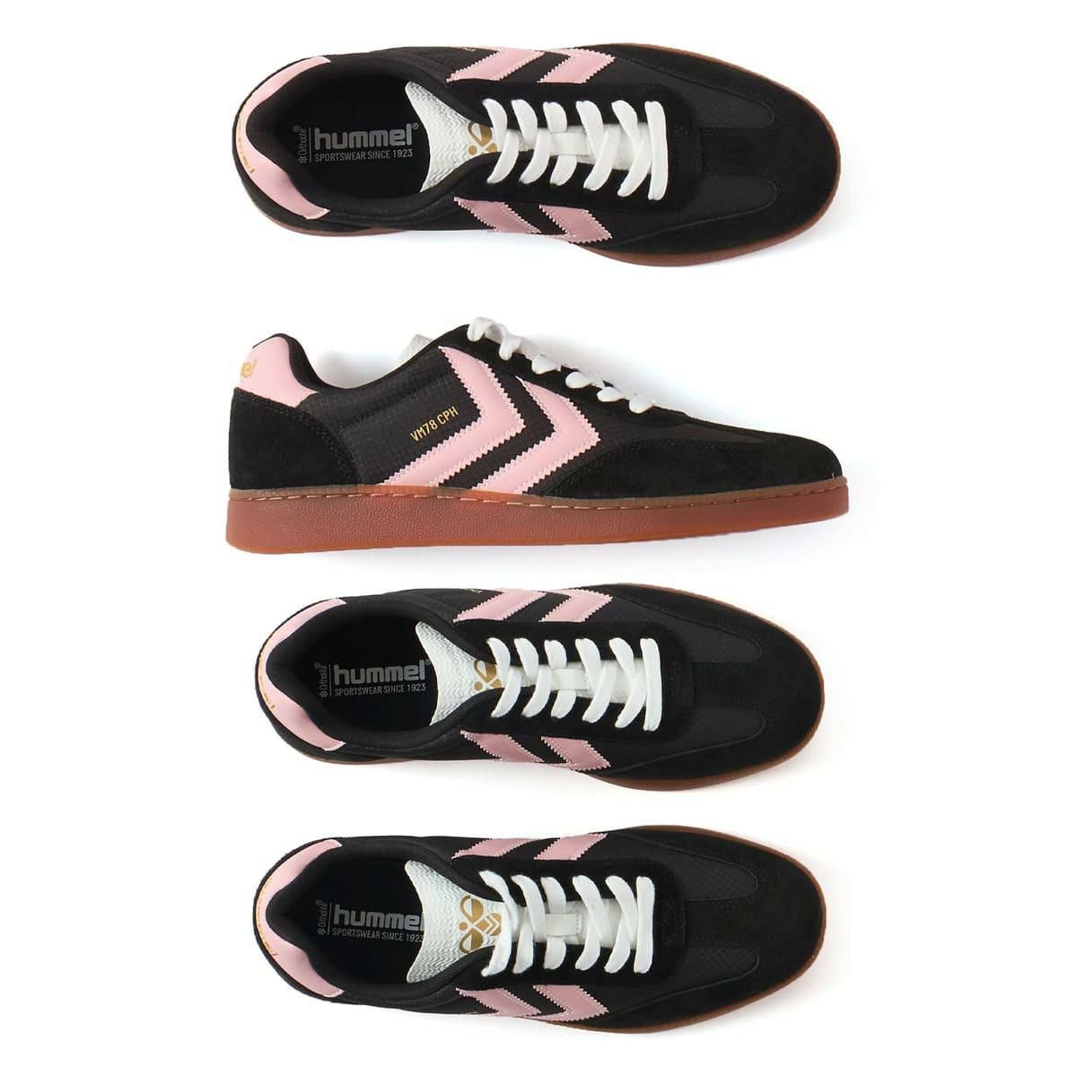 ヒュンメル メンズ スニーカー VM78 CPH RS ブラック/ピンク BKアイリス/トパーズ hummel hm227912 8