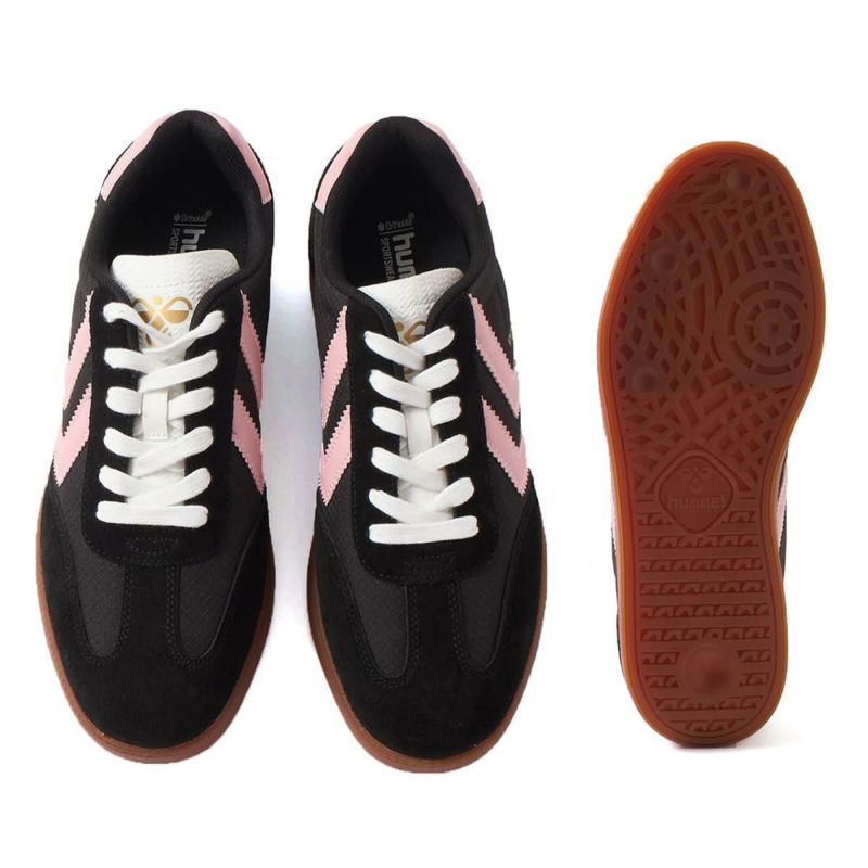 ヒュンメル メンズ スニーカー VM78 CPH RS ブラック/ピンク BKアイリス/トパーズ hummel hm227912 9