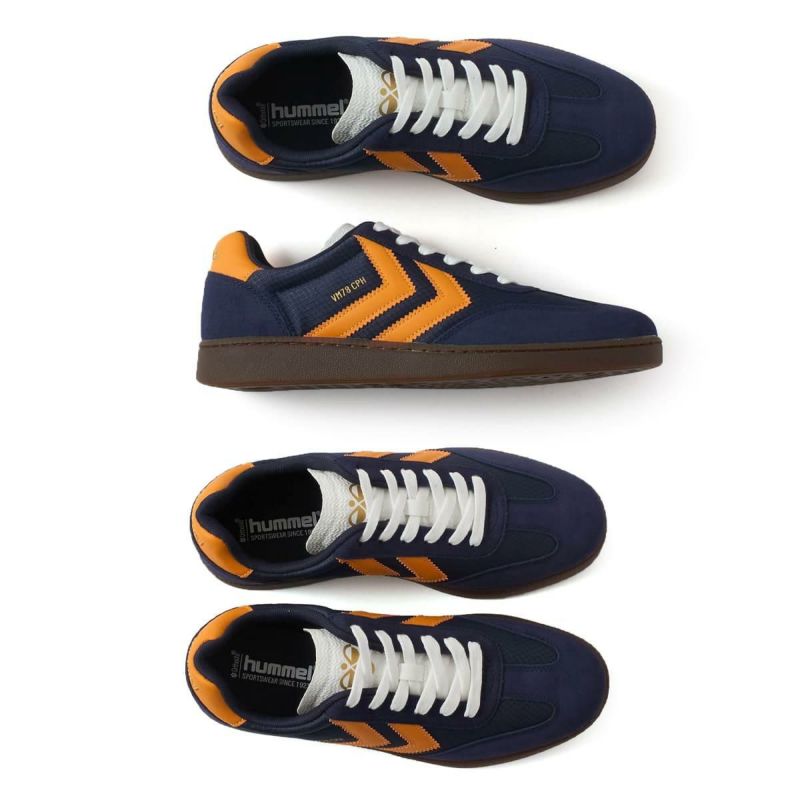 ヒュンメル メンズ スニーカー VM78 CPH RS ブラック/ピンク BKアイリス/トパーズ hummel hm227912 11