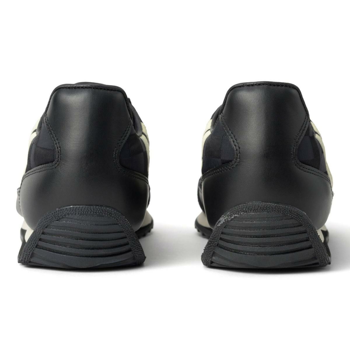 パトリック / PATRICK メンズ スニーカー 507553 マラソン・モザイクジャカード ホワイト ブラック ベージュ 国産(日本製)　9