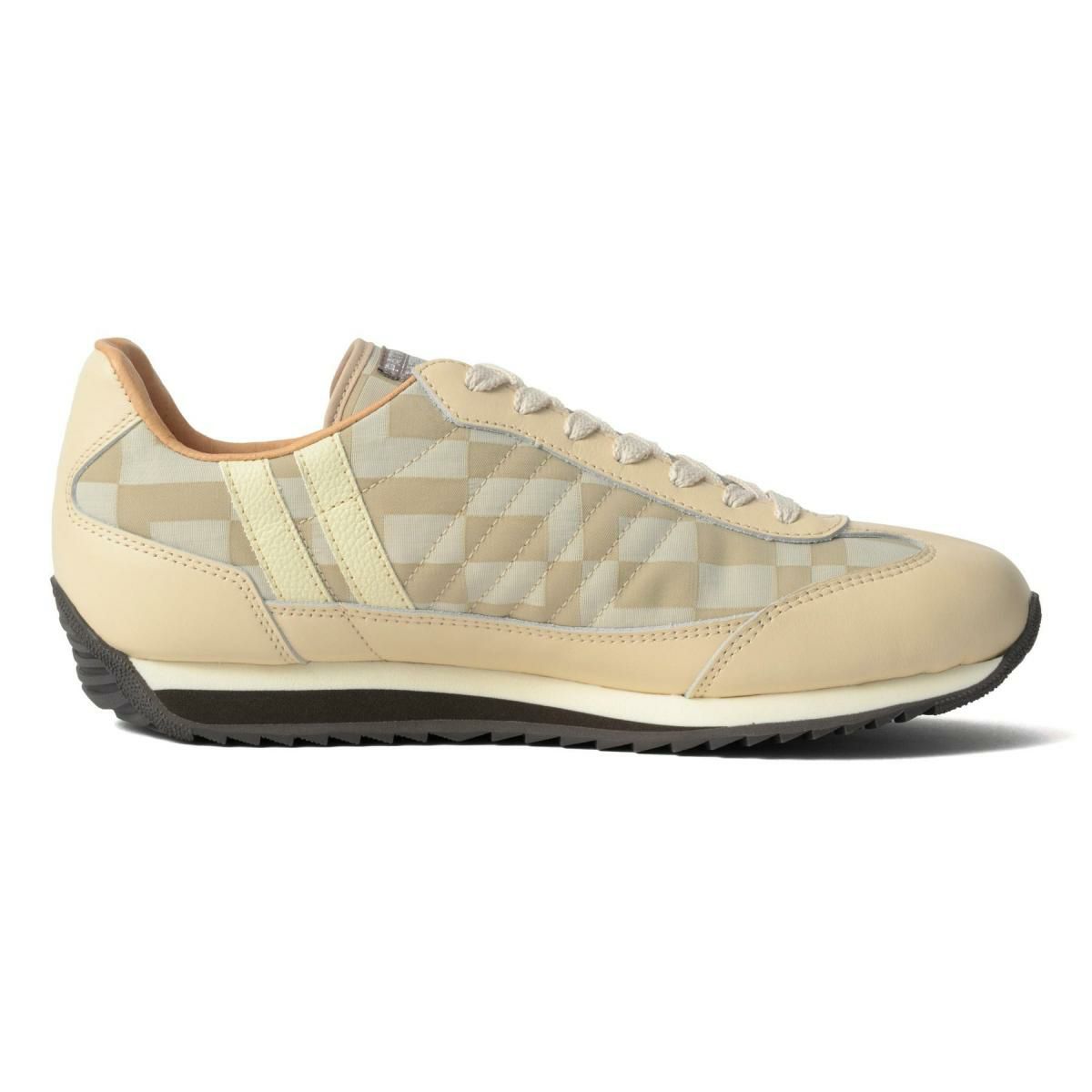 パトリック / PATRICK メンズ スニーカー 507553 マラソン・モザイクジャカード ホワイト ブラック ベージュ 国産(日本製)　14