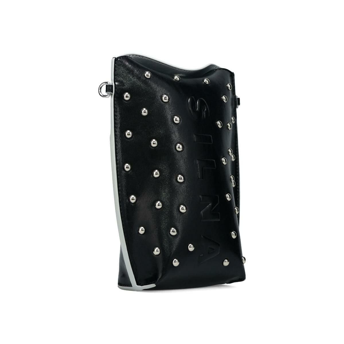 シルナミナコロ バッグ スタッズマルチケース ブラック SILNA minacolo sz5125