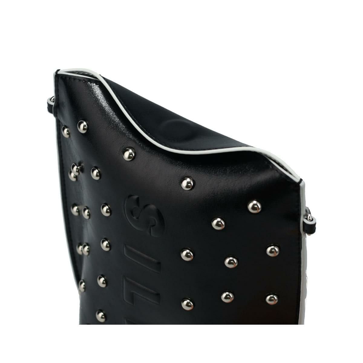 シルナミナコロ バッグ スタッズマルチケース ブラック SILNA minacolo sz5125