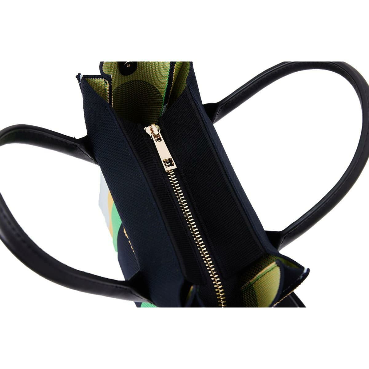 シルナミナコロ バッグ ニット2wayカラーブロックトミニトート SILNA minacolo sb4115-2