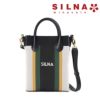 シルナミナコロ バッグ ニット2wayカラーブロックトミニトート SILNA minacolo sb4115
