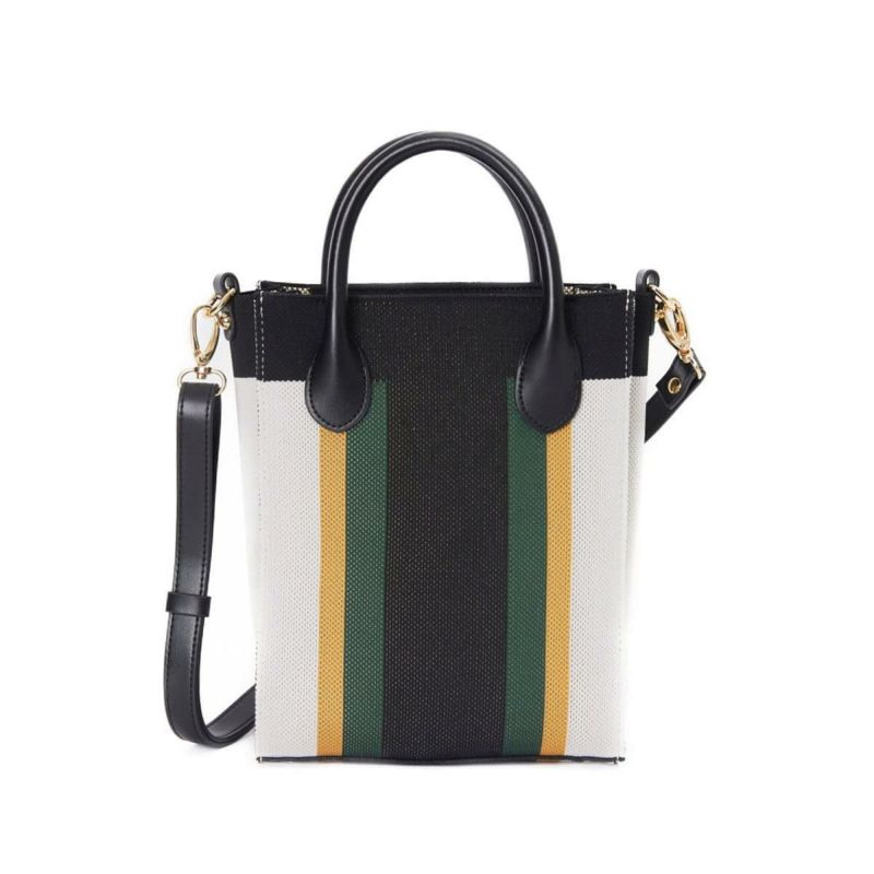 シルナミナコロ バッグ ニット2wayカラーブロックトミニトート SILNA minacolo sb4115