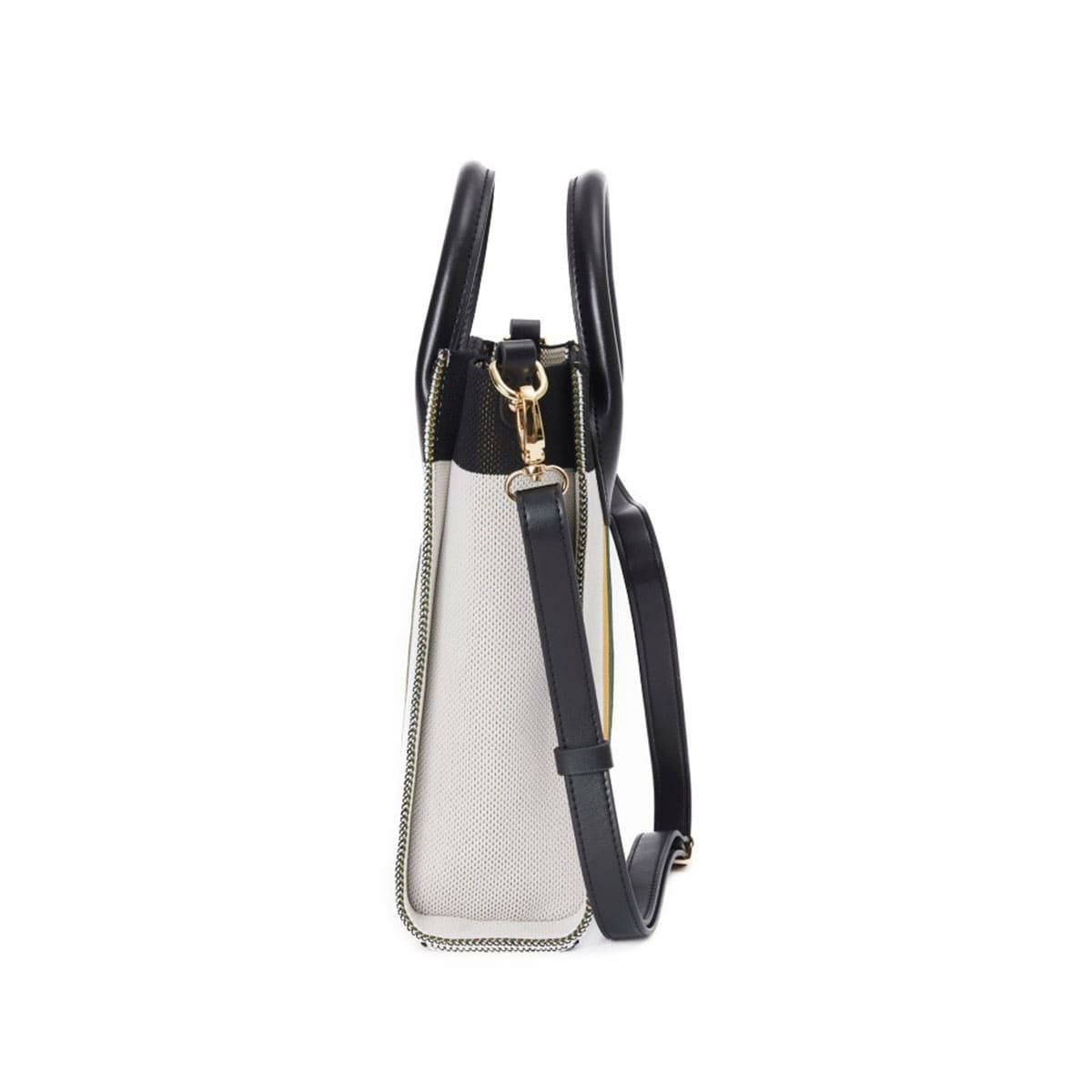 シルナミナコロ バッグ ニット2wayカラーブロックトミニトート SILNA minacolo sb4115