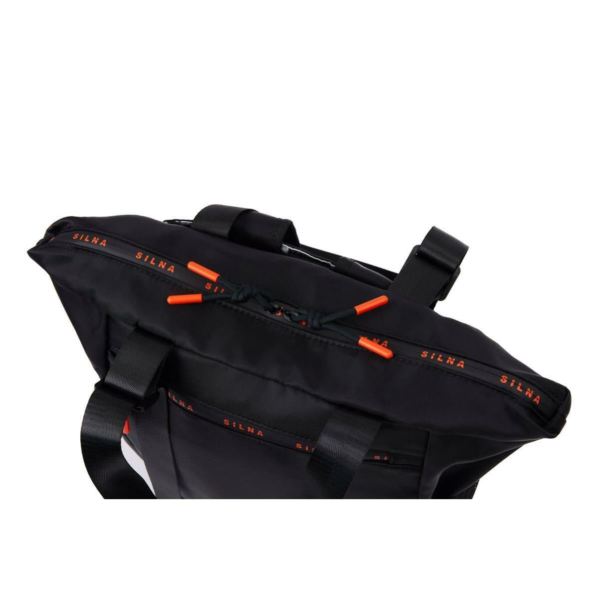 シルナミナコロ バッグ 2wayナイロンリュック&トート ブラック SILNA minacolo sb4102