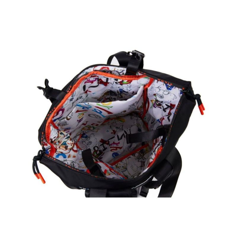 シルナミナコロ バッグ 2wayナイロンリュック&トート ブラック SILNA minacolo sb4102