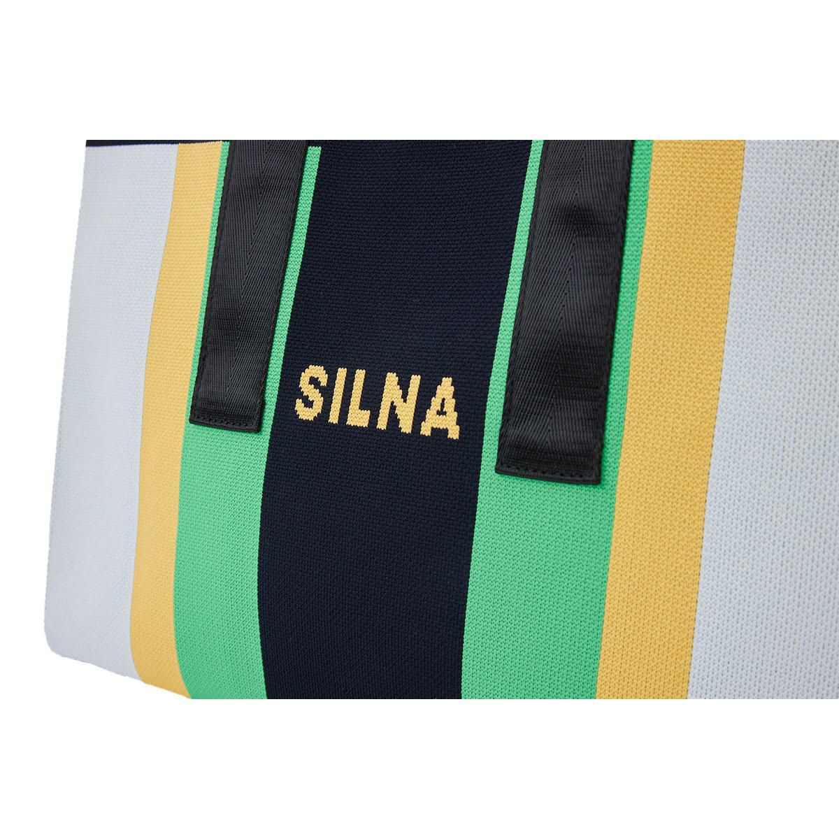 シルナミナコロ バッグ ニットカラーブロックトート SILNA minacolo sb3115-3