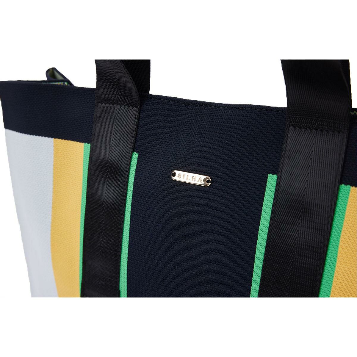 シルナミナコロ バッグ ニットカラーブロックトート SILNA minacolo sb3115-3