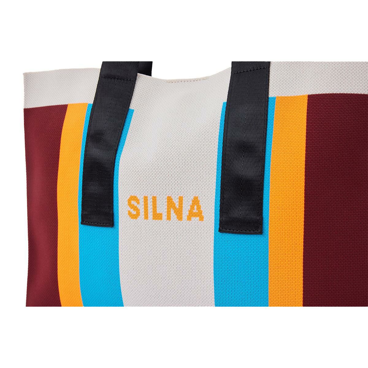 シルナミナコロ バッグ ニットカラーブロックトート SILNA minacolo sb3115-3