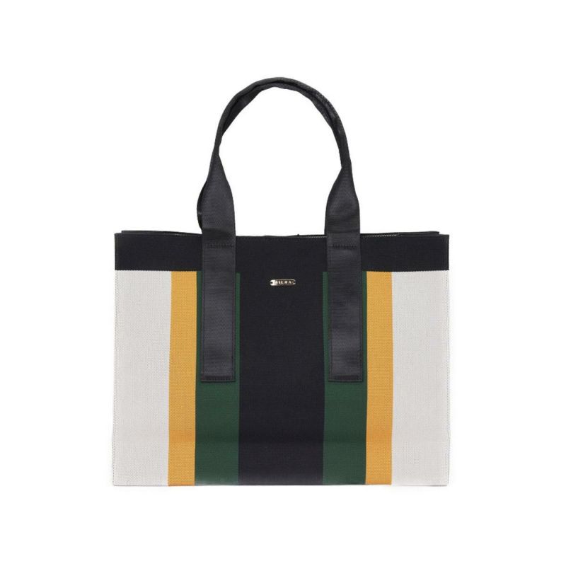 シルナミナコロ バッグ ニットカラーブロックトート SILNA minacolo sb3115-2