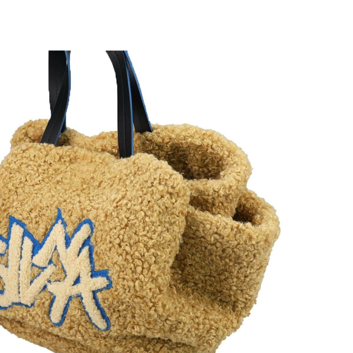 シルナミナコロ プードルファー2Wayトートバッグ SILNA minacolo sb3107