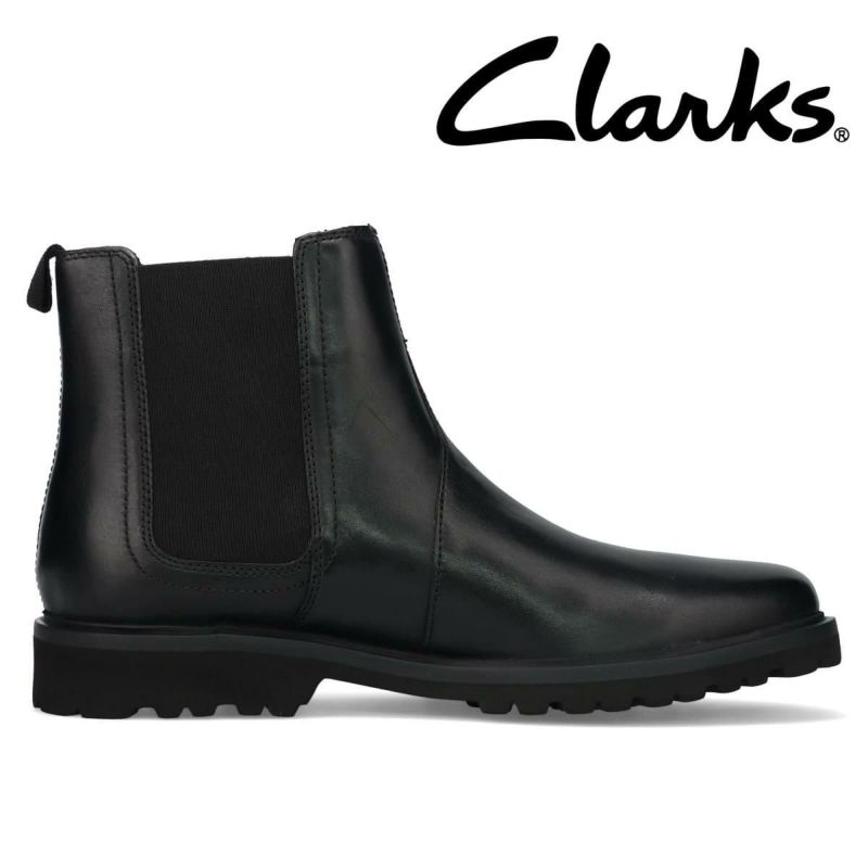  クラークス メンズ ドレスシューズ バーウィックイージー ブラックレザー Clarks 26183723