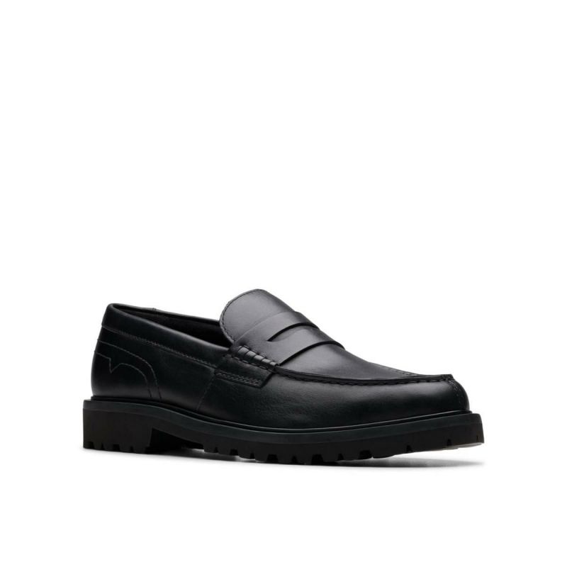 クラークス メンズ ドレスシューズ バーウィックロー ブラックレザー Clarks 26183727