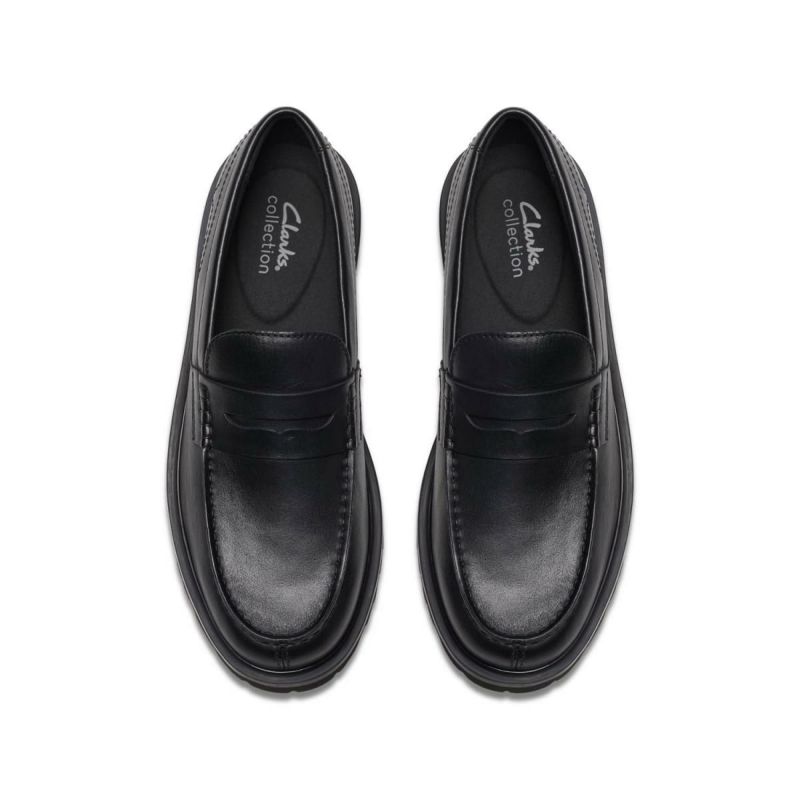 クラークス メンズ ドレスシューズ バーウィックロー ブラックレザー Clarks 26183727