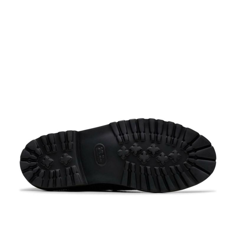 クラークス メンズ ドレスシューズ バーウィックロー ブラックレザー Clarks 26183727