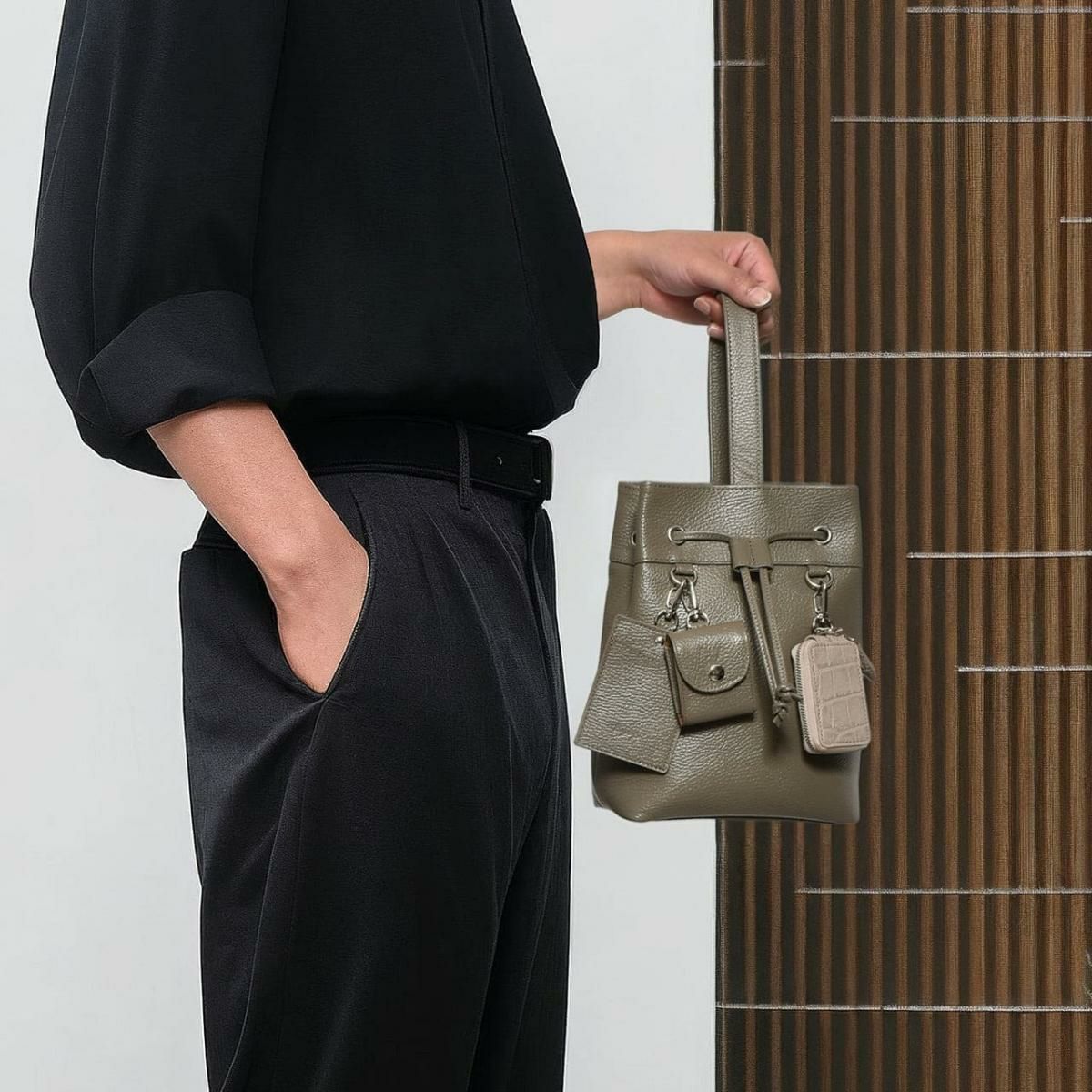 バジョルゴ バッグ クアトロ巾着 国産(日本製) BajoLugo bg-108-04-2508