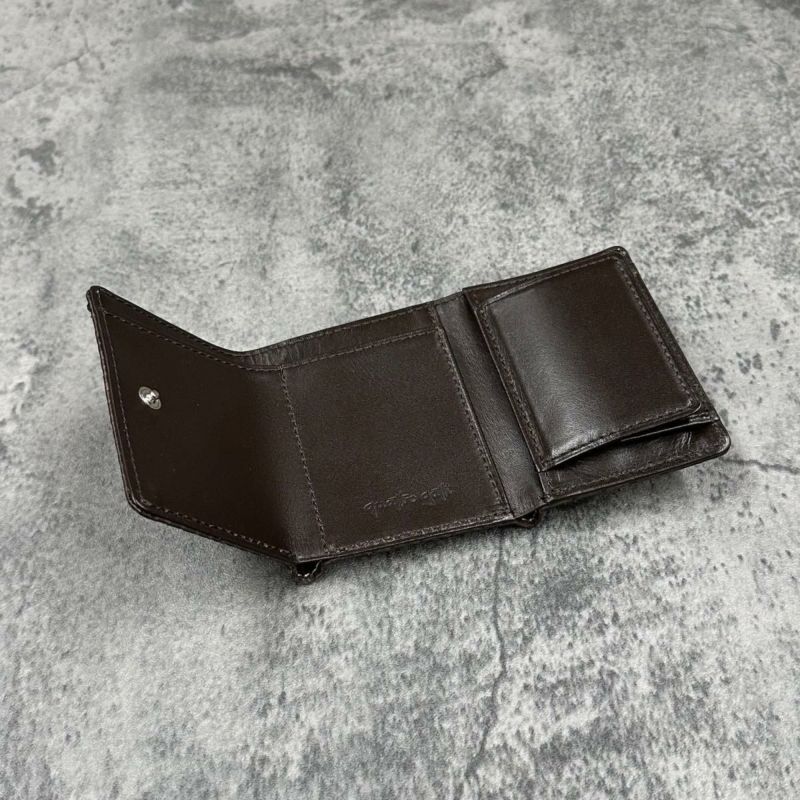 クアトロガッティ 財布 パイソン ミニ財布(三つ折り財布) ブラウン 国産(日本製) Quattro Gatti 8208