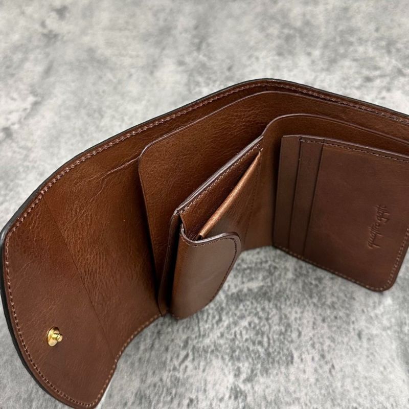 クアトロガッティ 財布 クロコダイル ミニ財布(三つ折り財布) ブラック 国産(日本製) Quattro Gatti 8213
