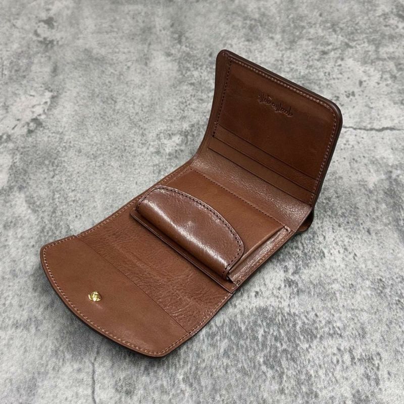 クアトロガッティ 財布 パイソンミニ財布(三つ折り財布) 藍染め 国産(日本製) Quattro Gatti 8214